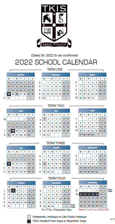 Year Calendars